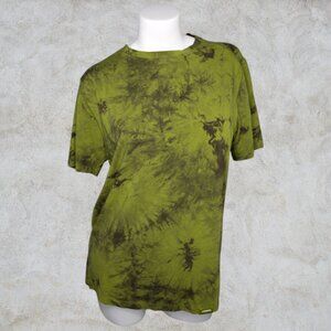 Legends Olive Green Tri-Blend Tie Dyed T-Shirt Excellent Quality Stretchy Soft